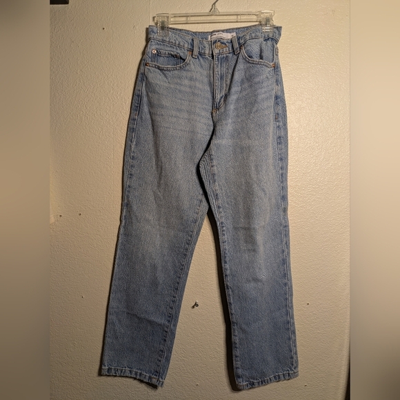 Garage Denim Classic Blue Denim Jeans Dize 03 -26 Vintage Straight Pre-owned - Picture 2 of 6